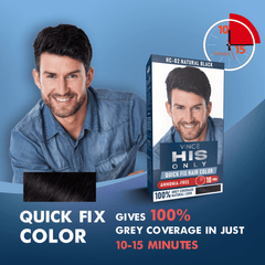 Natural Black Men Hair Color - His Only (HC-02)