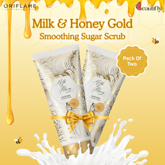 Oriflame Milk and Honey Smoothing Sugar Scrub 200 ML (Pack of 2)