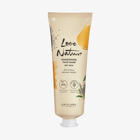 Oriflame Love Nature Nourishing Face Mask with chia & organic honey