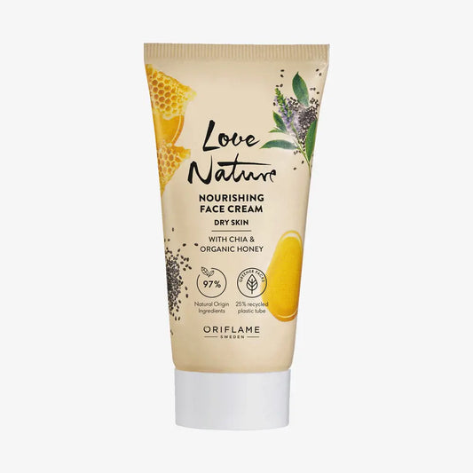 Oriflame Love Nature Nourishing Face Cream with chia & organic honey