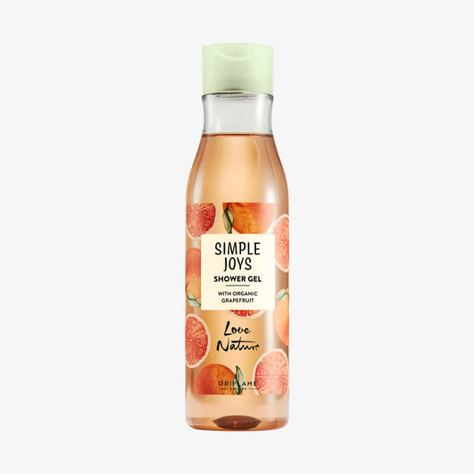 Oriflame Love Nature Simple Joys Shower Gel with Organic Grapefruit 250 ML