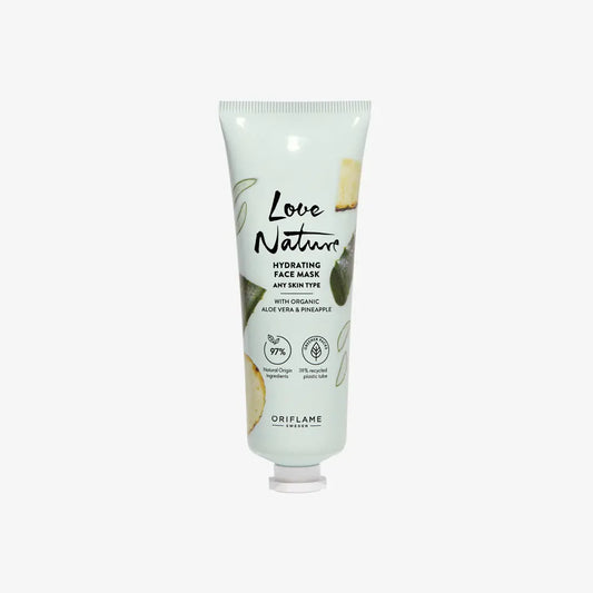 Oriflame Love Nature Hydrating Face Mask with Organic Aloe Vera & Pineapple 75ML