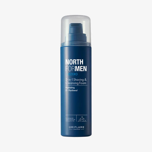 Oriflame North for Men Subzero 2-in-1 Shaving & Cleansing Foam