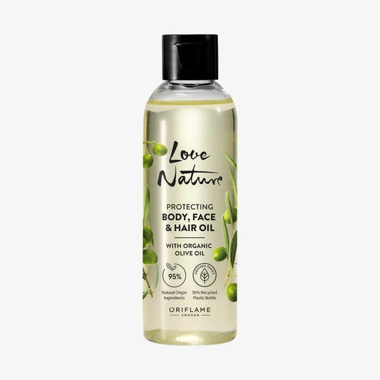 Oriflame Love Nature Protecting Body Face Hair Oil with Organic Olive Oil 100 ML