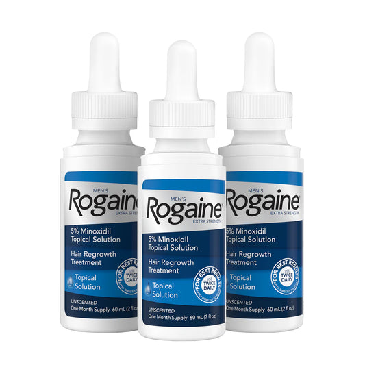 Men's Rogaine Extra Strength 5% Minoxidil Topical Solution 3 Months Supply