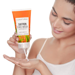 CoNatural Saffron Face Wash for calms & brighten skin 150 ML