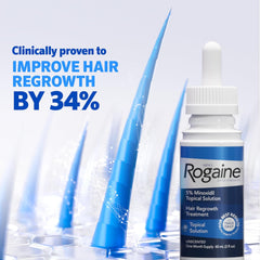 Rogaine Foam Men's Hair Regrowth Treatment 60g (3-Months Supply)
