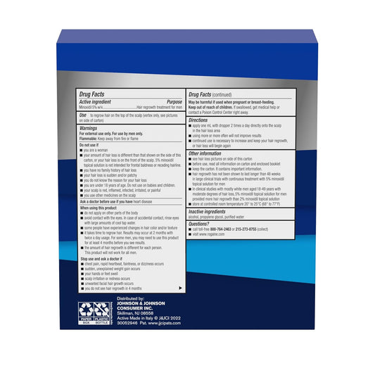 Rogaine Foam Men's Hair Regrowth Treatment 60g (3-Months Supply)