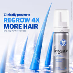 Rogaine 5% Minoxidil Foam for Hair Loss and Hair Regrowth Topical Treatment 3 Month Supply