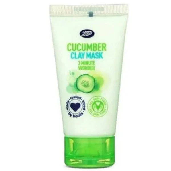 BOOTS CUCUMBER 3-MINUTE CLAY MASK 50ML