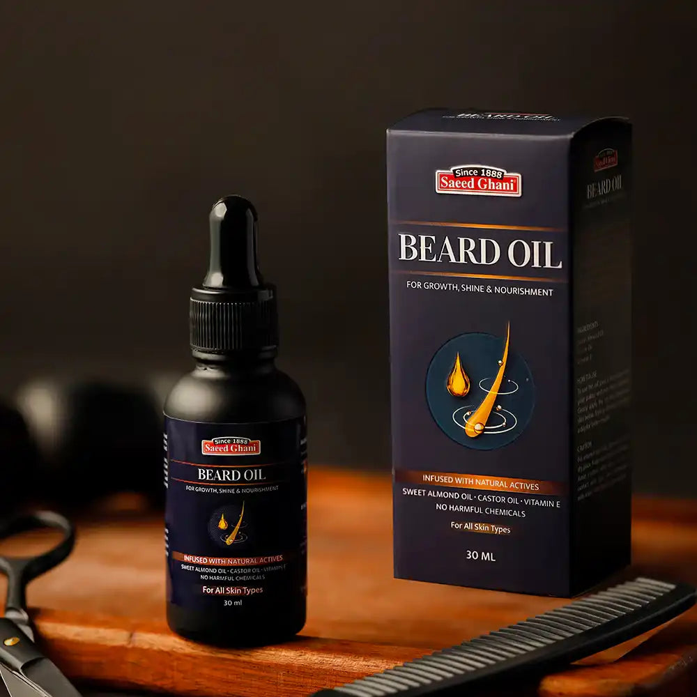 Saeed Ghani Beard Oil - For Growth, Shine & Nourishment