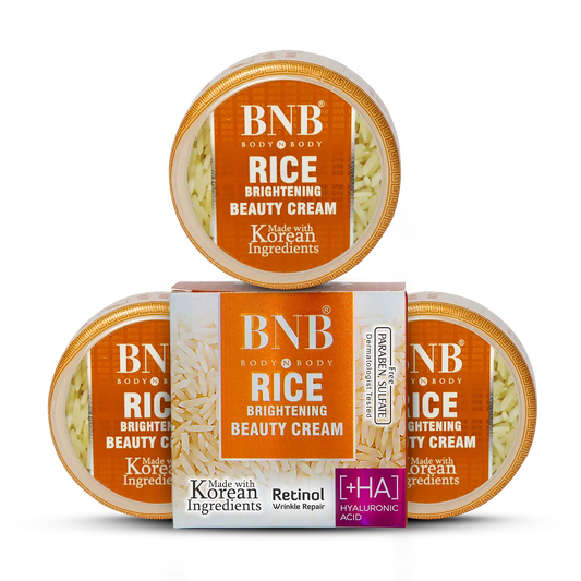 BodynBody Rice Brightening Beauty Cream ( Pack Of 3)