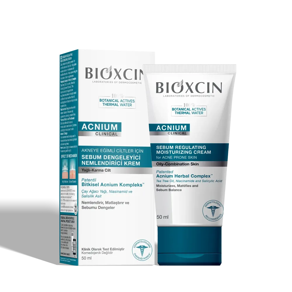 Bioxcin Acnium Sebum Balancing Moisturizing Cream 50 ML