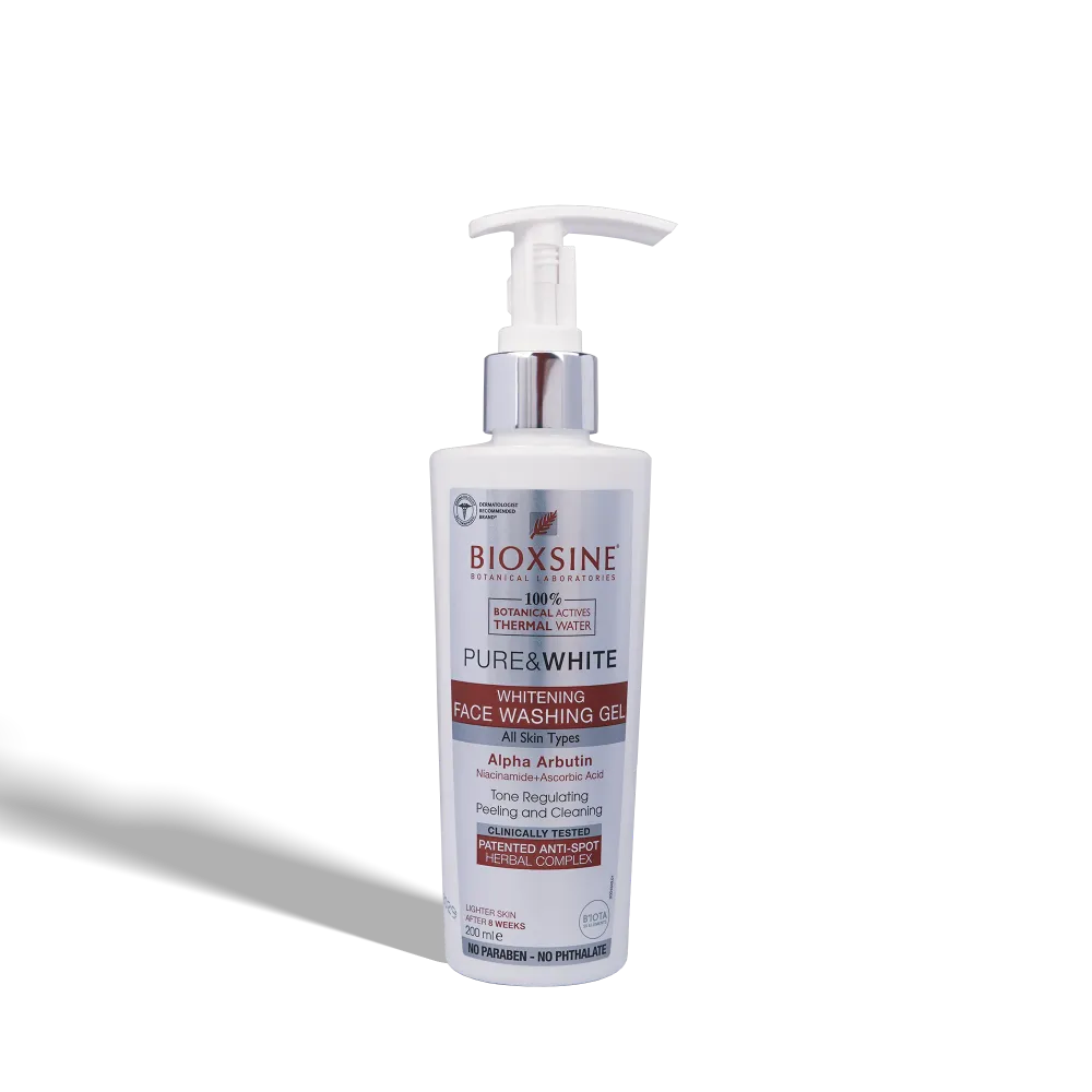 Bioxsine Pure & White Whitening Face Wash Gel 200ml