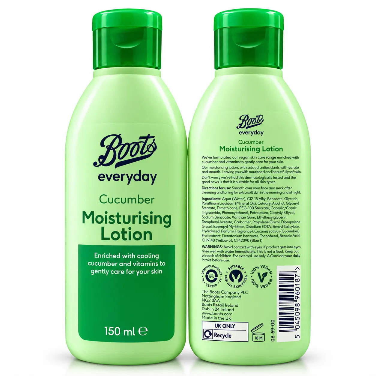 Boots Cucumber Moisturising Lotion 150ml