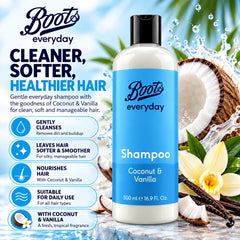 Boots Everyday Coconut Vanilla Shampoo 500ml