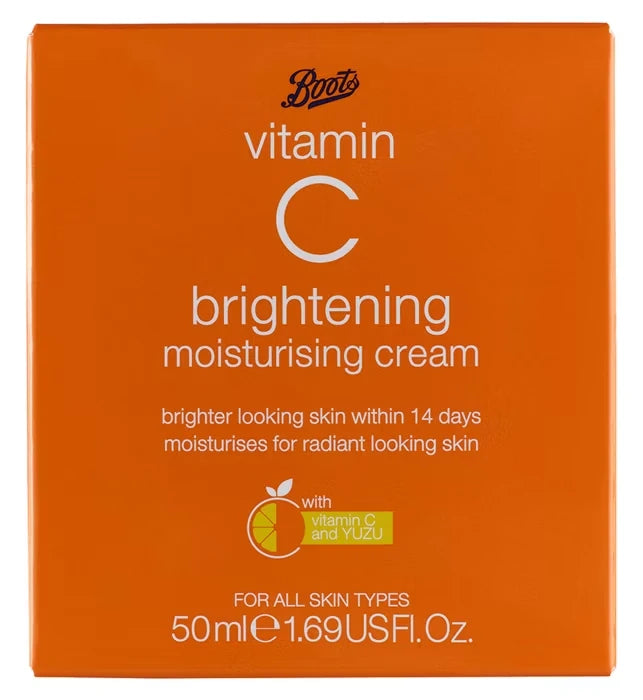 Boots Vitamin C Brightening Moisturising Cream 50ml