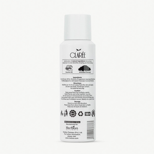 Herbion CLAREE Eden Natural Deodorant Spray Sweet and Sensual