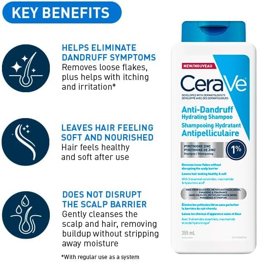 CeraVe Anti-Dandruff Hydrating Shampoo 355 ML