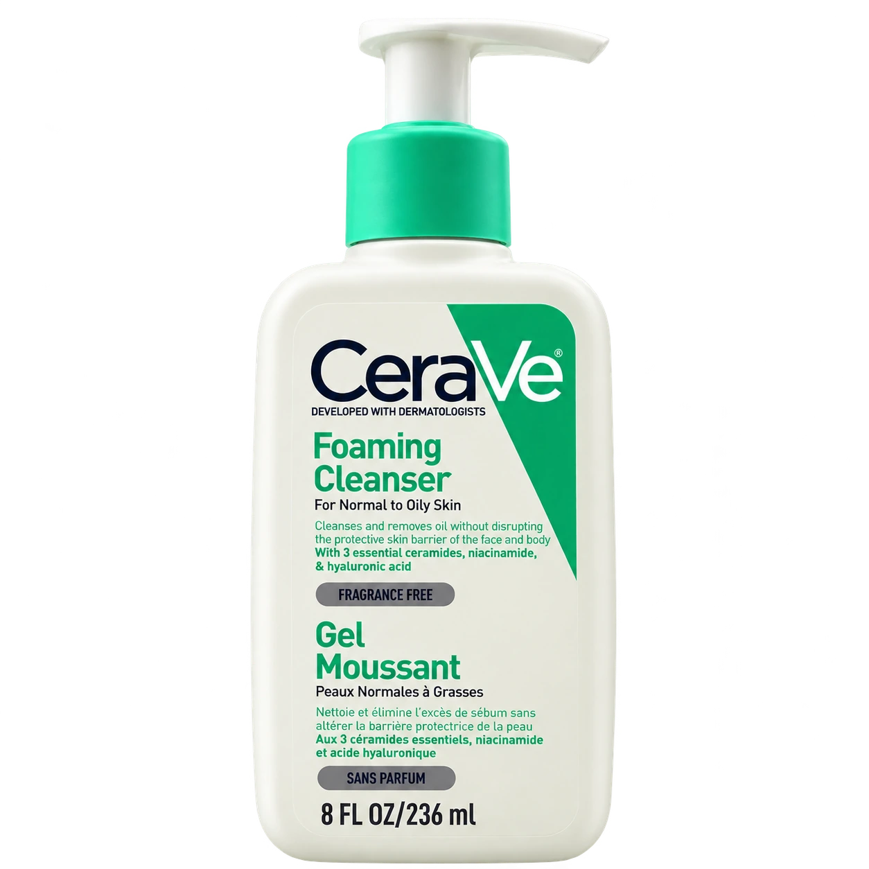 CeraVe Foaming Cleanser for Normal to Oily Skin 236ml