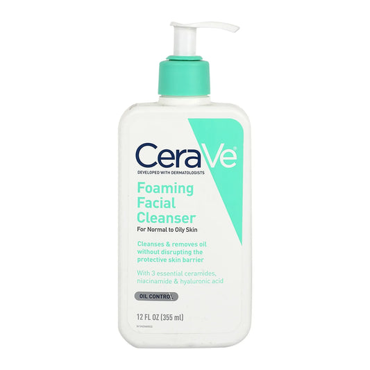 CeraVe Foaming Facial Cleanser (Normal to Oily Skin) 355 ML