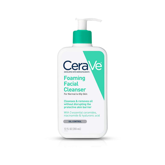 CeraVe Foaming Facial Cleanser (Normal to Oily Skin) 355 ML