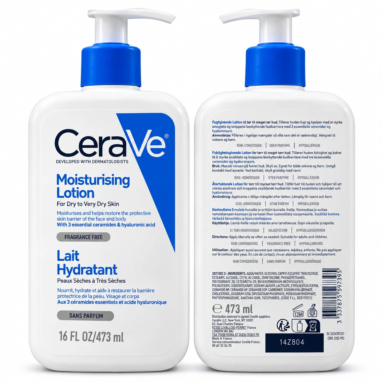 CeraVe Moisturising Lotion for Dry to Very Dry Skin 473ml