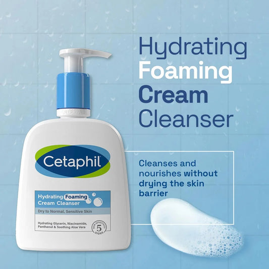 Cetaphil Hydrating Foaming Cream Cleanser 236 ml