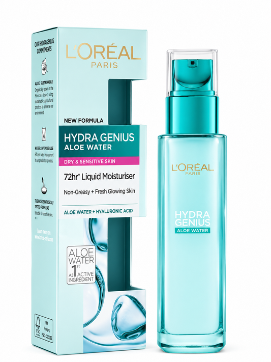 L'Oréal Hydra Genius Aloe Water 72H Liquid Moisturizer