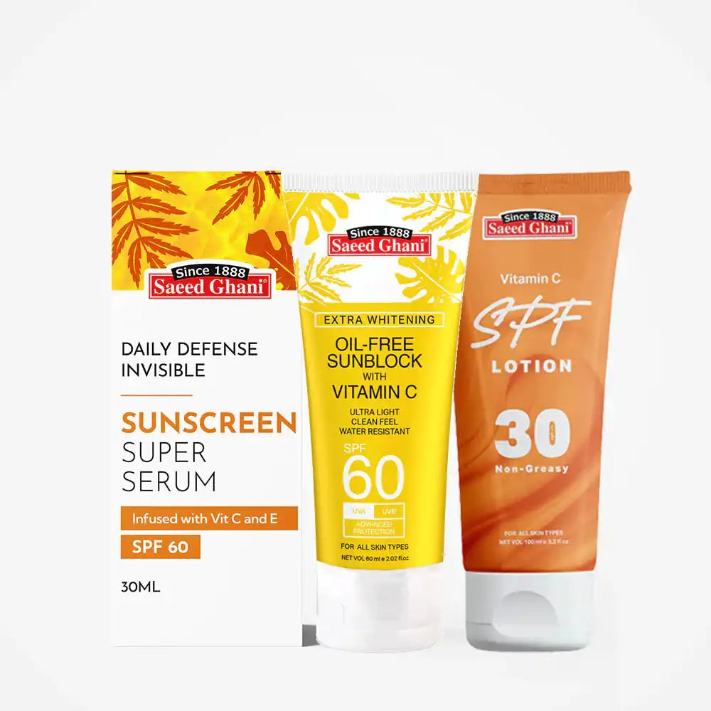 Saeed Ghani All-Day Sun Defense Bundle
