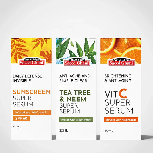 Saeed Ghani Bundle of 3 Super Serums