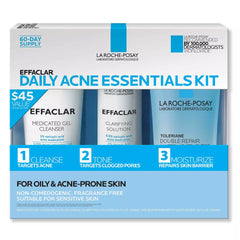 La Roche-Posay Effaclar Daily Acne Essentials Kit 3-Step 100ml Each