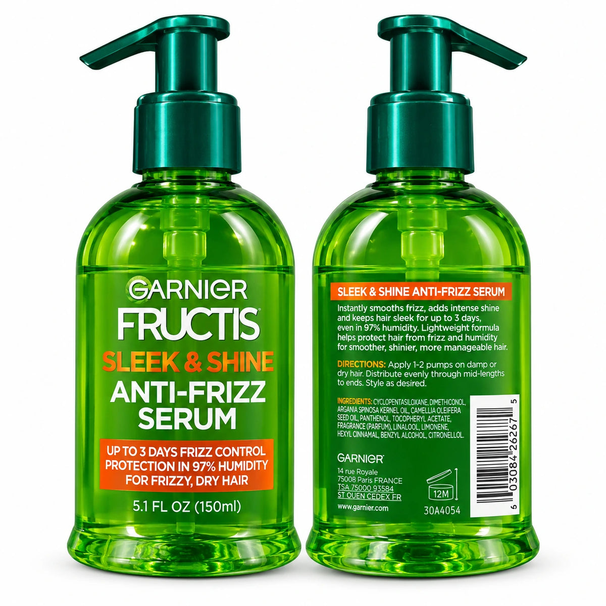 Garnier Fructis Sleek & Shine Anti-Frizz Serum 150ml