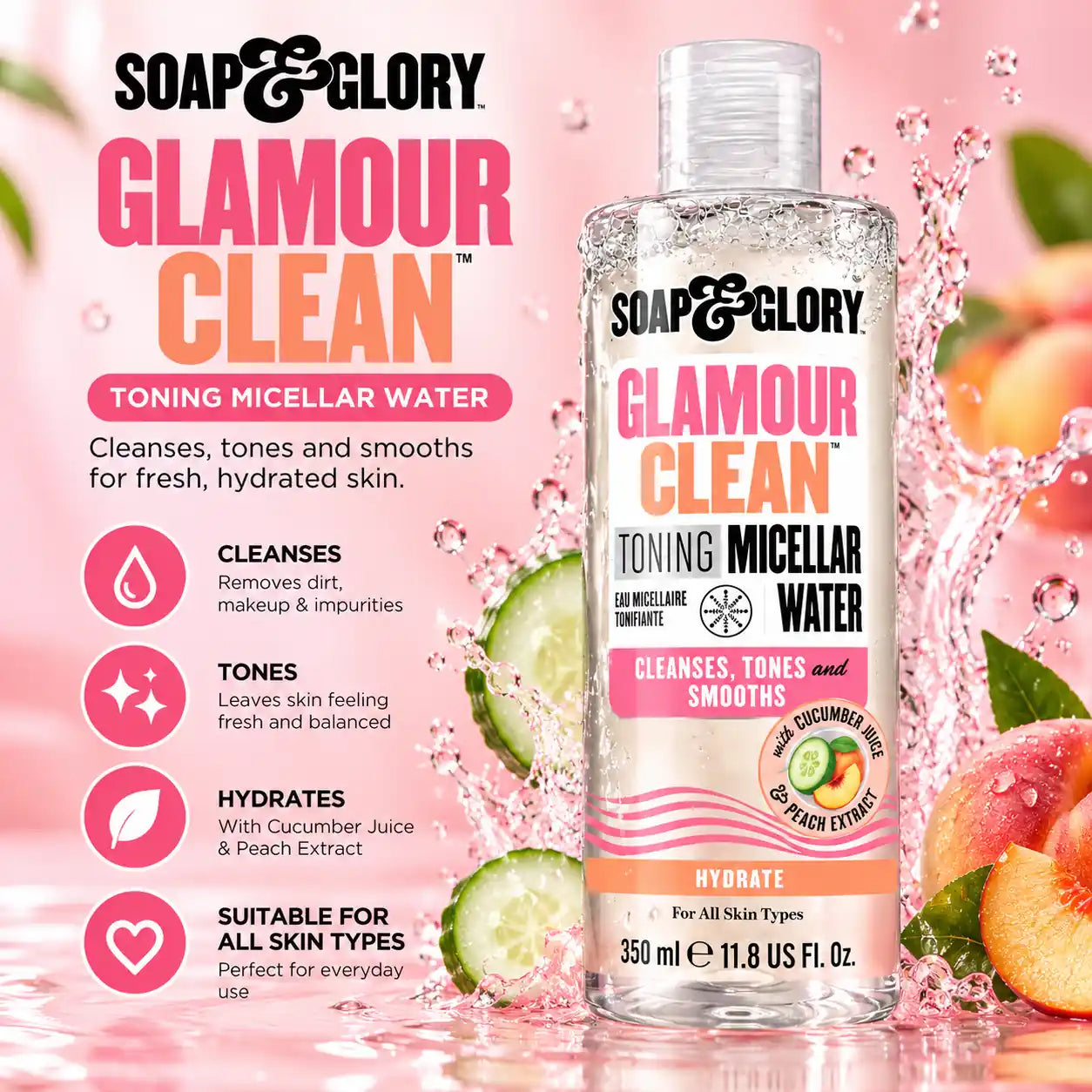 Soap & Glory Glamour Clean Toning Micellar Water 350ml