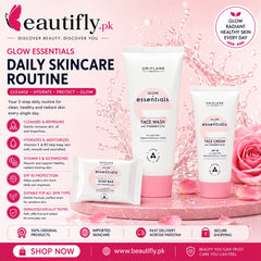 Oriflame Glow Essentials Daily Skincare Routine Bundle