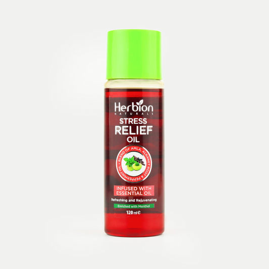 Herbion Naturals Stress Relief Oil 120ml - Pure Cold Pressed Oil