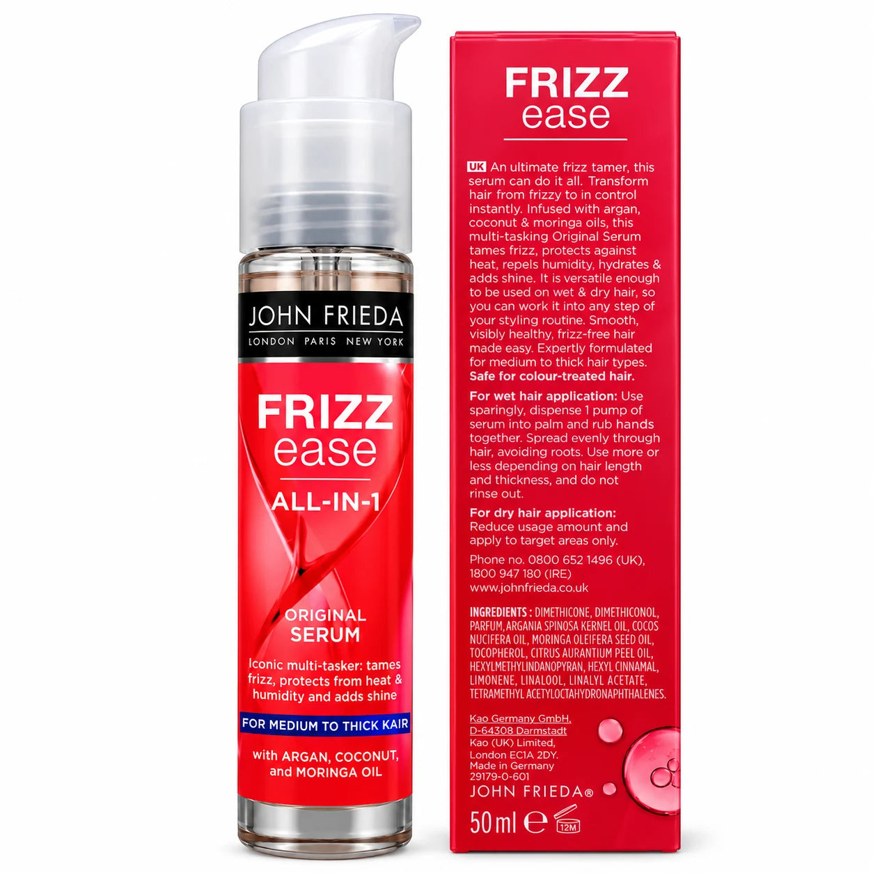 John Frieda Frizz Ease All-In-1 Original Serum 50ml
