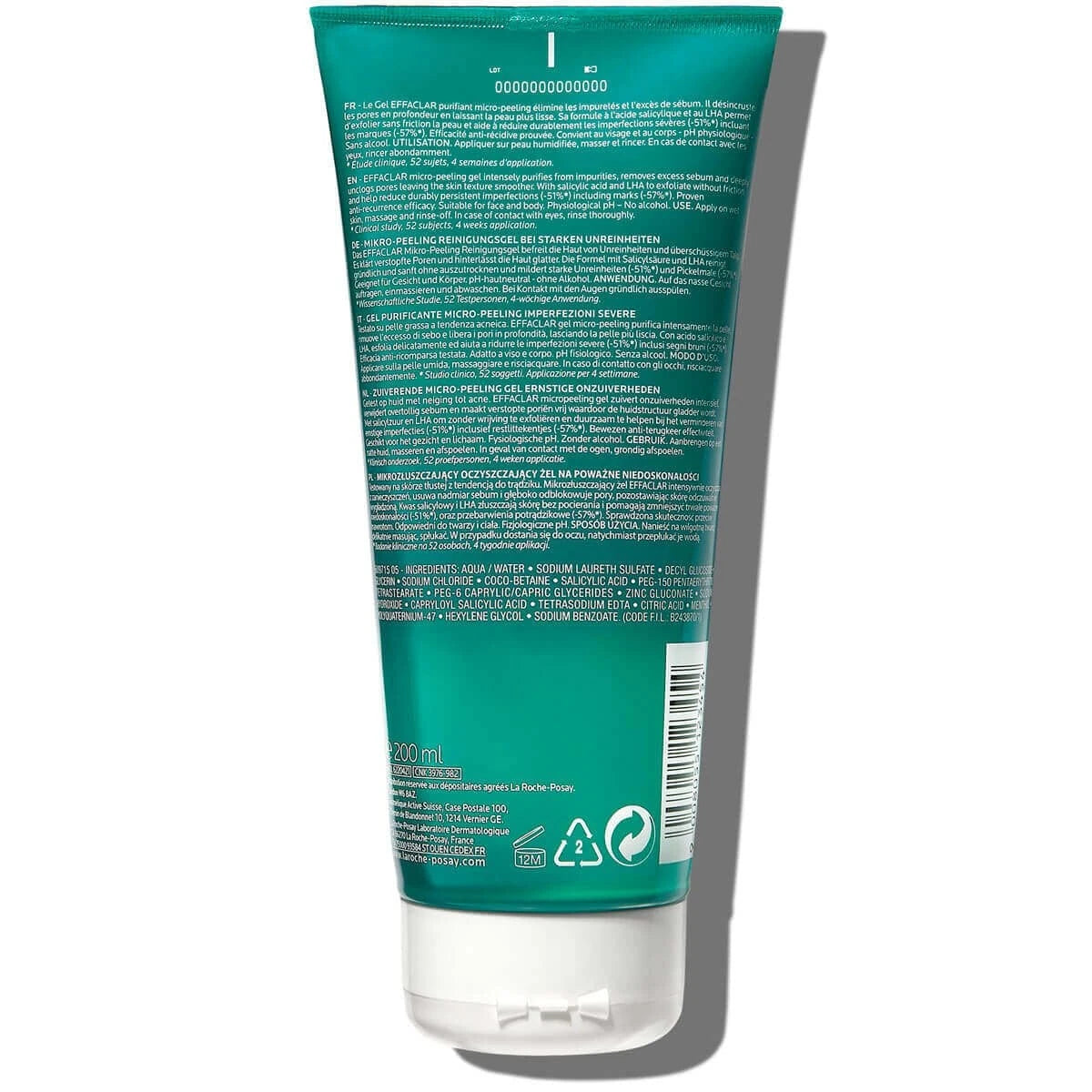 La Roche-Posay Effaclar Micro Peeling Purifying Gel 200ml
