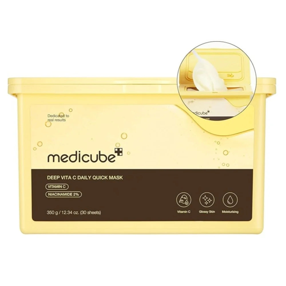 Medicube Deep Vitamin C Daily Quick Mask (350g / 30 Sheets)