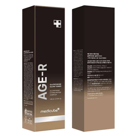 Medicube AGE-R skincare product packaging on a white background