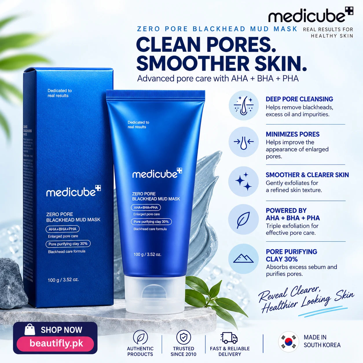 Medicube Zero Pore Blackhead Mud Mask 100g