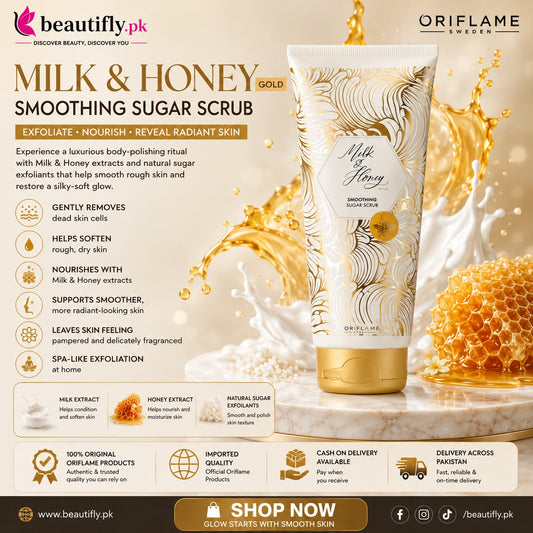 Oriflame Milk and Honey Gold Smoothing Sugar Scrub 200 ML