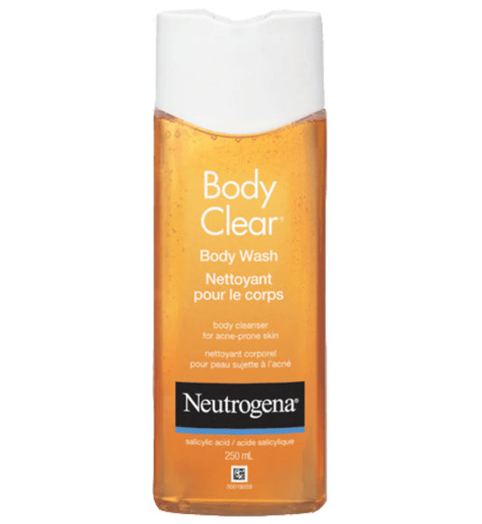 Neutrogena Body Clear body wash bottle on a white background