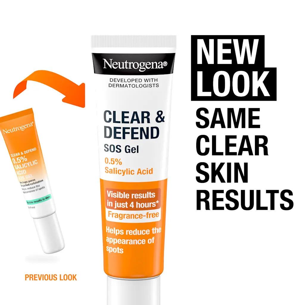 Neutrogena Clear and Defend 0.5% Salicylic Acid SOS Gel 15ml