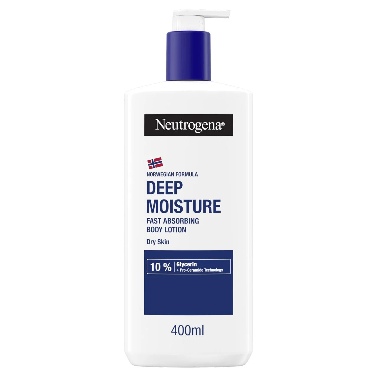 Neutrogena Norwegian Formula Deep Moisture Fast Absorbing Body Lotion 400ml