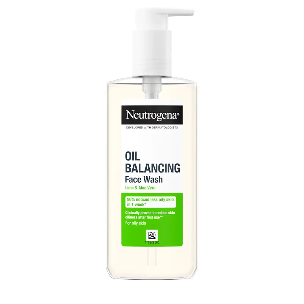 Neutrogena Oil Balancing Facial Wash with Lime And Aloe Vera 200ml