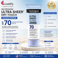 Neutrogena Ultra Sheer Dry Touch Sunscreen SPF 70 88ml