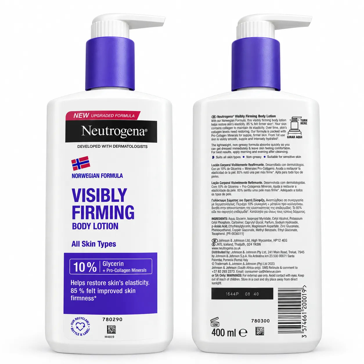 Neutrogena Visibly Firming Body Lotion 400ml