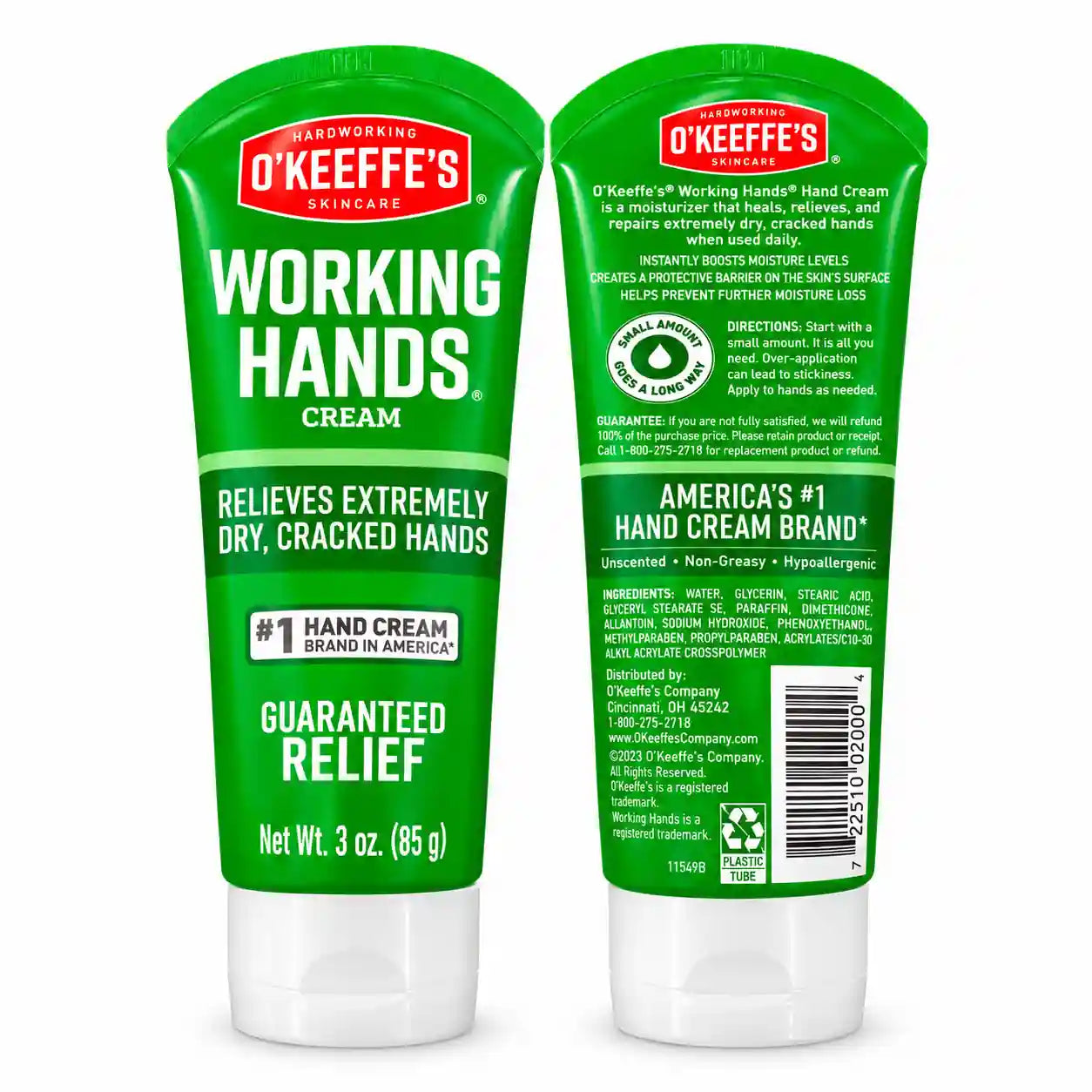 O’Keeffe’s Working Hands Hand Cream 85g (3 oz) – Unscented