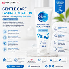 Oilatum Gentle Hydrating Body Wash for Dry Skin 250 ml